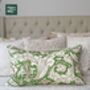 Large Bachelors Button Green Morris 14' x 24' Cushion, thumbnail 4 of 7