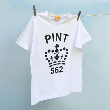 Twinning Tshirts Black And White Pint Tops, 7 of 7