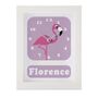 Personalised Childrens Flamingo Clock, thumbnail 8 of 9