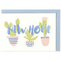 'New Home' Cacti Foiled Card, thumbnail 1 of 1