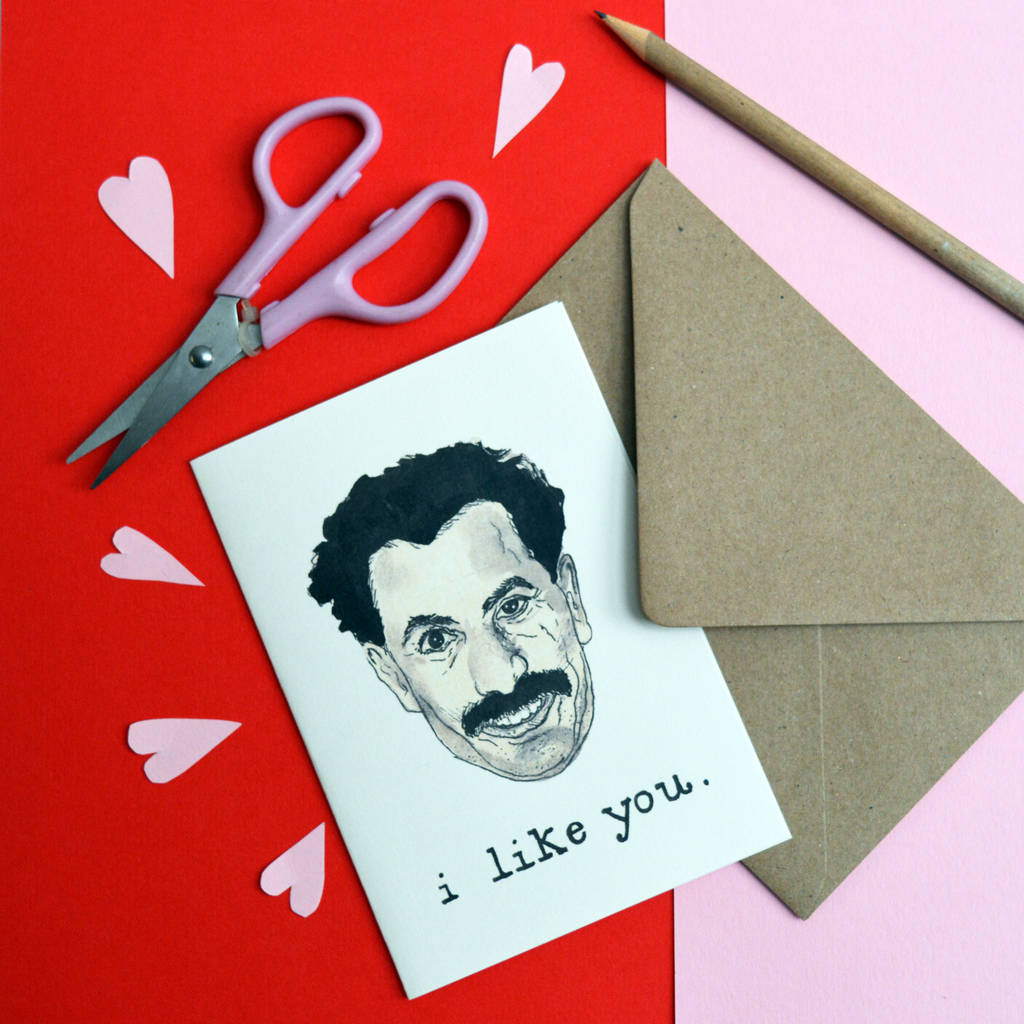 'borat' funny valentine's / anniversary card by pet ...
