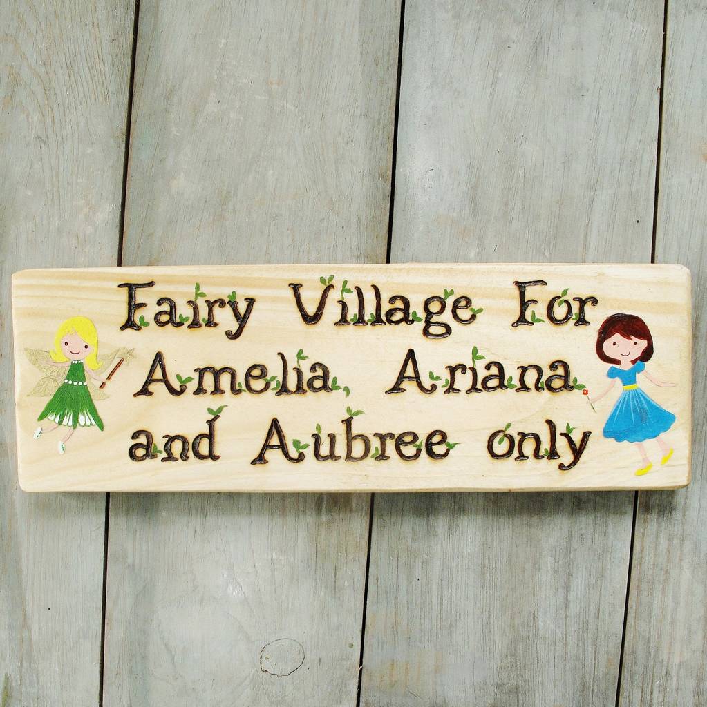 children’s outdoor garden signs by seagirl and magpie