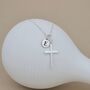 Personalised 925 Silver Holy Communion Cross Necklace, thumbnail 1 of 3