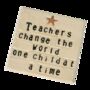 Teachers Change The World Ceramic Coaster, thumbnail 2 of 3
