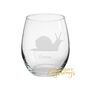 Personalised Snail Engraved Glass, thumbnail 1 of 3