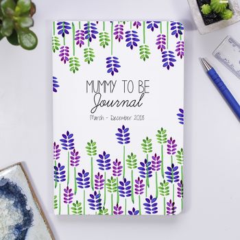 Personalised Mummy To Be Journal Notebook, 6 of 11