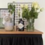 Sink Skirt Velcro, Black Cabinet Curtains, Kitchen Cupboard Cover, thumbnail 3 of 3