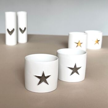 Tealight Holders With Star Set Of Two, 2 of 6
