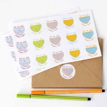 Positive Pants Sticker Sheets, 6 of 8