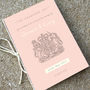 Blush Passport Wedding Invitation Travel Booklet, thumbnail 1 of 8