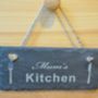 Personalised Kitchen Slate Sign, thumbnail 3 of 4