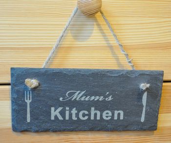 Personalised Kitchen Slate Sign, 3 of 4