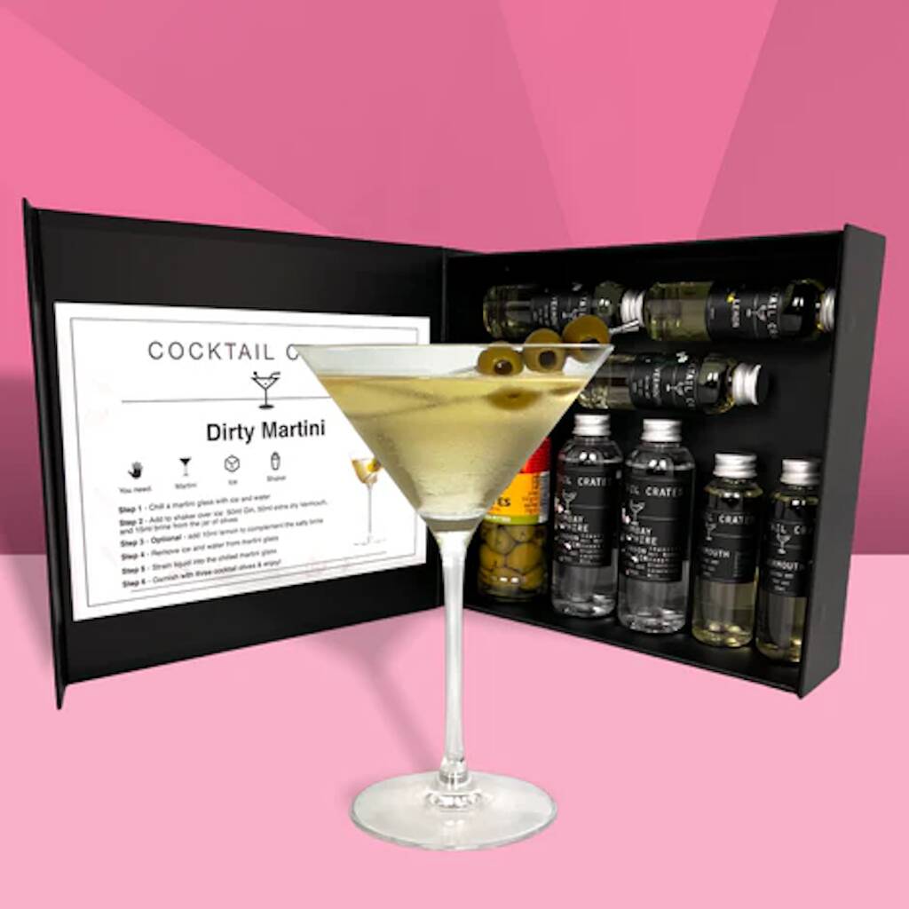 Dirty Martini Cocktail Gift Box, 1 of 5