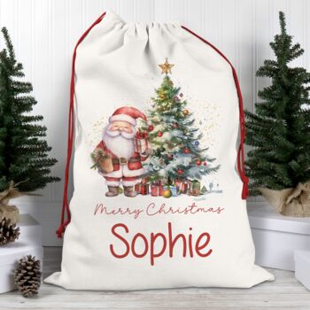 Personalised Santa Christmas Sack, 2 of 3