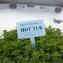 Personalised Acrylic Hot Tub Garden Sign, thumbnail 1 of 7