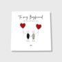 Valentine's Day Card Boyfriend, thumbnail 5 of 5
