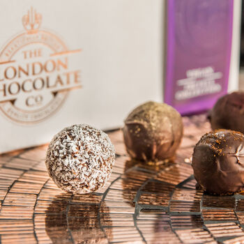 Vegan Friendly Chocolate Truffle Collection Gift Box, 3 of 4