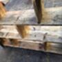 Industrial Reclaimed Bookcase Shelf Unit 521, thumbnail 2 of 7
