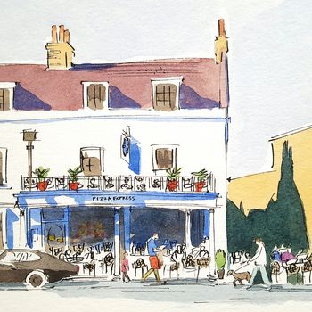 Dulwich Village London Limited Edition Giclee Print, 3 of 8