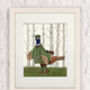 Pheasant Shooting Six, Art Print Framed Or Unframed, thumbnail 4 of 7