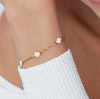 Clover Chain Bracelet, 3 of 6