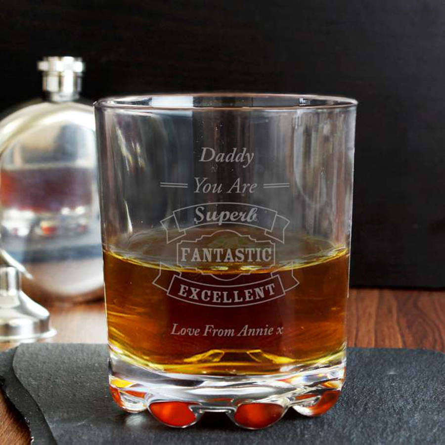 personalised 'you are fantastic…' whisky glass by oli & zo ...