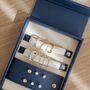 Travel Jewellery Box | Moritz Navy, thumbnail 5 of 9