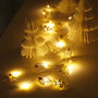 Gold Mistletoe And Leaves Light Garland, thumbnail 1 of 2