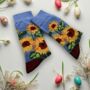 Novelty Fun Socks Size Five To Nine ~ Sunflowers, thumbnail 4 of 5