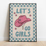 Let's Go Girls Cowgirl Print, thumbnail 1 of 8