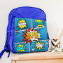Personalised Comic Style Children's Backpack, thumbnail 1 of 10