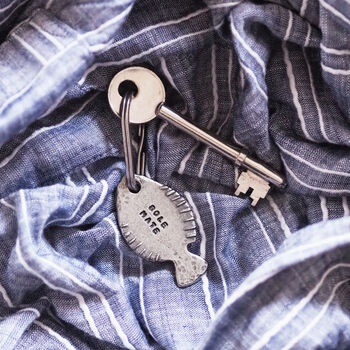 'Sole Mate' Or 'Quite A Catch' Fish Keyring, 4 of 9