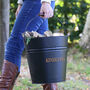 Black And Copper Iron Log Kindling Bucket, thumbnail 3 of 11