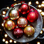 Clear Glass Personalised Bauble, thumbnail 4 of 4