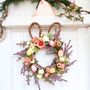 Large 43cm Easter Bunny Spring Easter Egg Wreath, thumbnail 6 of 8
