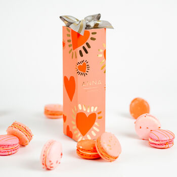 Pink Hearts Macaron Tower, 3 of 3