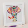 Mandala Elephant Diamond Painting Kit, thumbnail 1 of 4