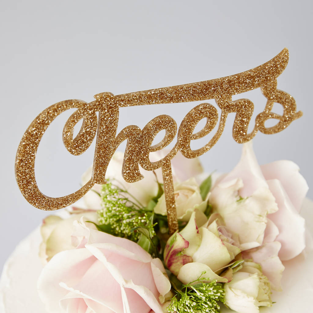 'cheers' wedding cake topper by sophia victoria joy ...