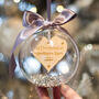 Personalised First Christmas At A New Home Bauble, thumbnail 1 of 6