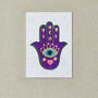 Lucky Hand Iron On Patch, thumbnail 2 of 4