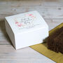 10 X Floral Geometric Heart Wedding Cake Favour Boxes, thumbnail 1 of 3