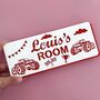 Personalised Monster Truck Children's Door Sign, thumbnail 2 of 12