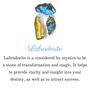Labradorite Perfume Bottle Pendant, thumbnail 4 of 5