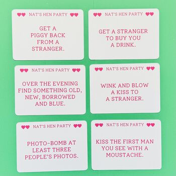 Hen Party Dare Cards, 3 of 4