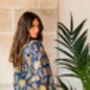 Indian Cotton Midnight Marigold Printed Top, thumbnail 2 of 4