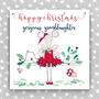 Happy Christmas Wonderful Granddaughter Card Large, thumbnail 1 of 3