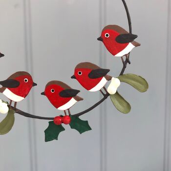 Christmas Robin Family Decoration, 4 of 4