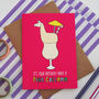 Llama Birthday Card For Cocktail Lover, thumbnail 2 of 6