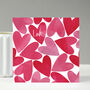 Love Hearts Valentine's Day Card, thumbnail 6 of 8