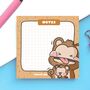 Monkey Sticky Notes | Cute Stationery, thumbnail 2 of 5